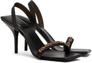 Givenchy Sandals Heels Square Toe Stiletto Party Statement MISMATCHED SIZING 6/7